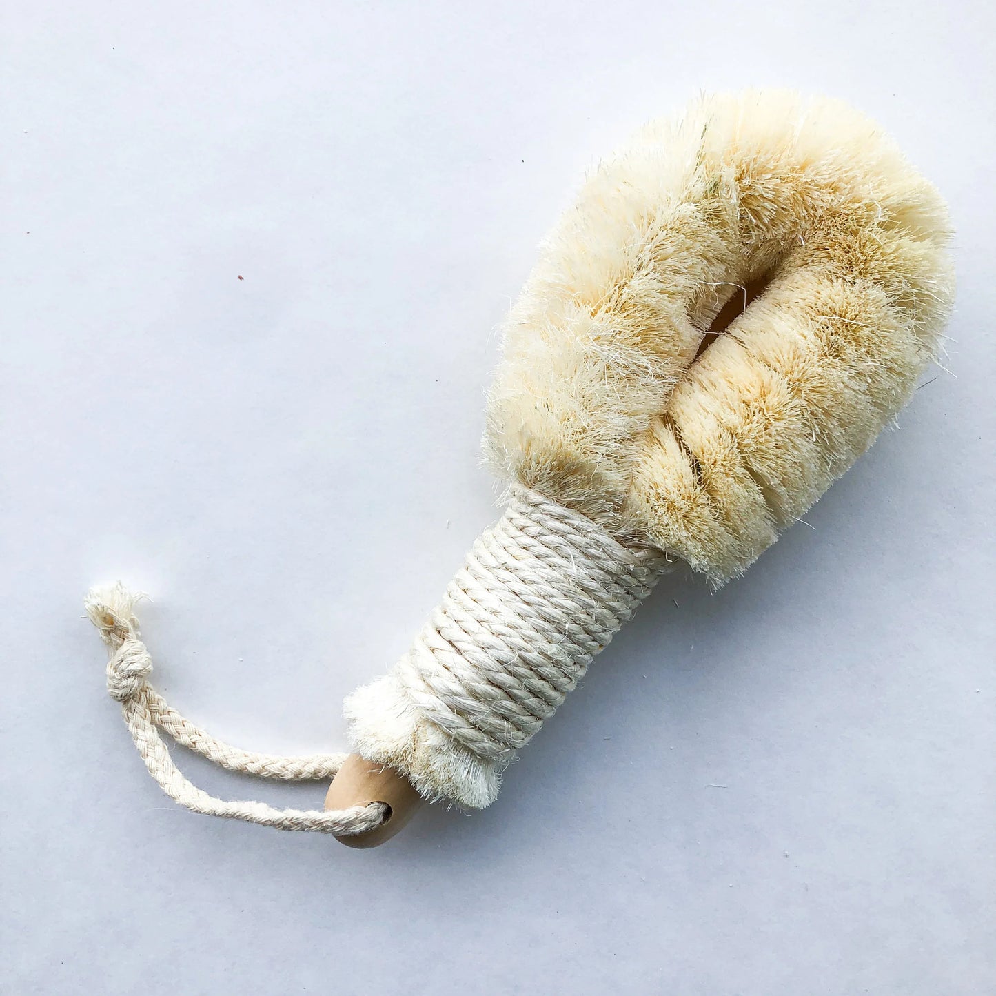 Natural Sisal Dry Brush - Sustainable Eco Friendly Vegan Body Brush - Zero Waste Plastic Free Exfoliating