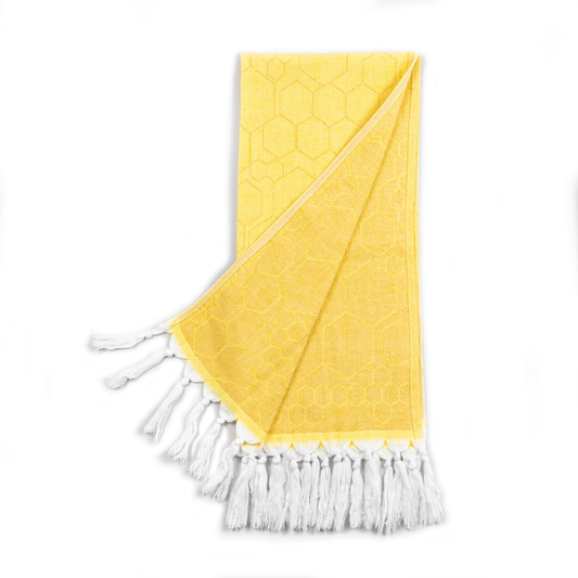 Turkish Towels Canada | Hand Towel | Yellow + Orange