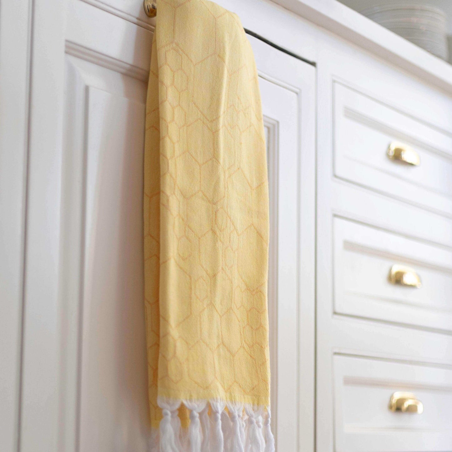 Turkish Towels Canada | Hand Towel | Yellow + Orange