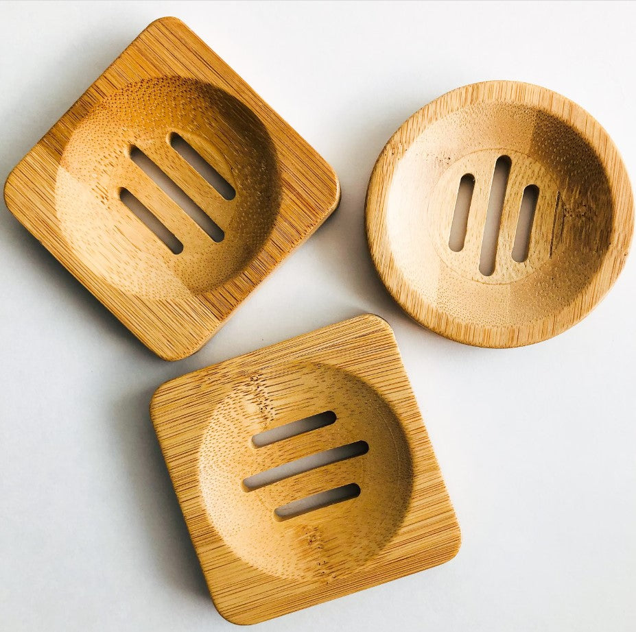 Natural Bamboo Soap & Conditioner Bar Lift - Zero Waste Biodegradable Plastic Free Soap Dish