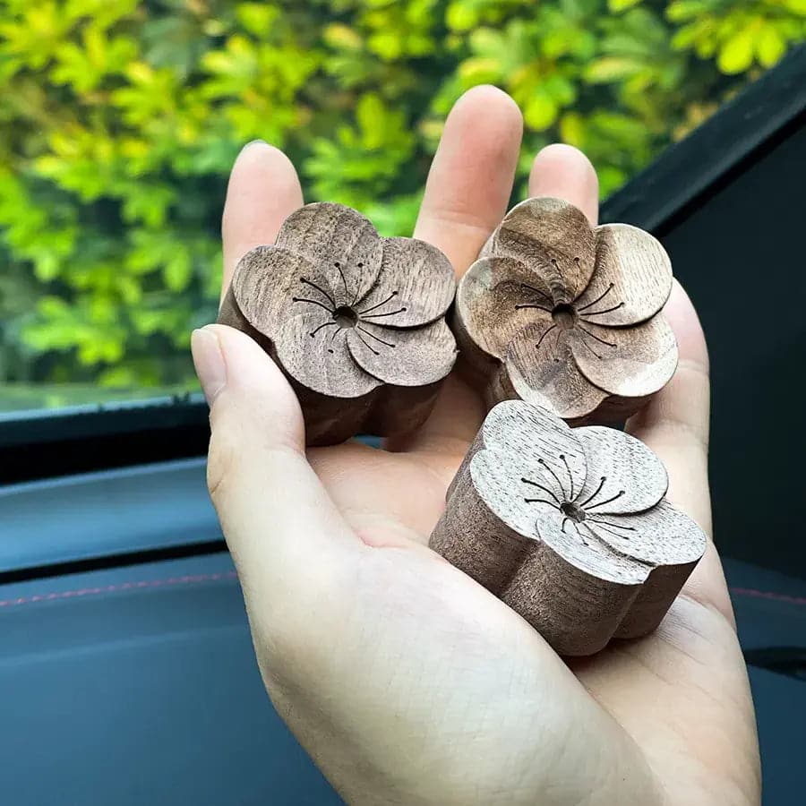 Cherry Blossom - Wooden Essential Oil Diffuser for Car | Incense Holder
