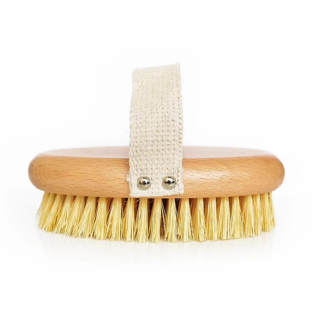 Plastic Free Natural Sisal Body Brush - Zero Waste Organic Exfoliating Dry Body Brush - Eco Friendly Sustainable Bathroom
