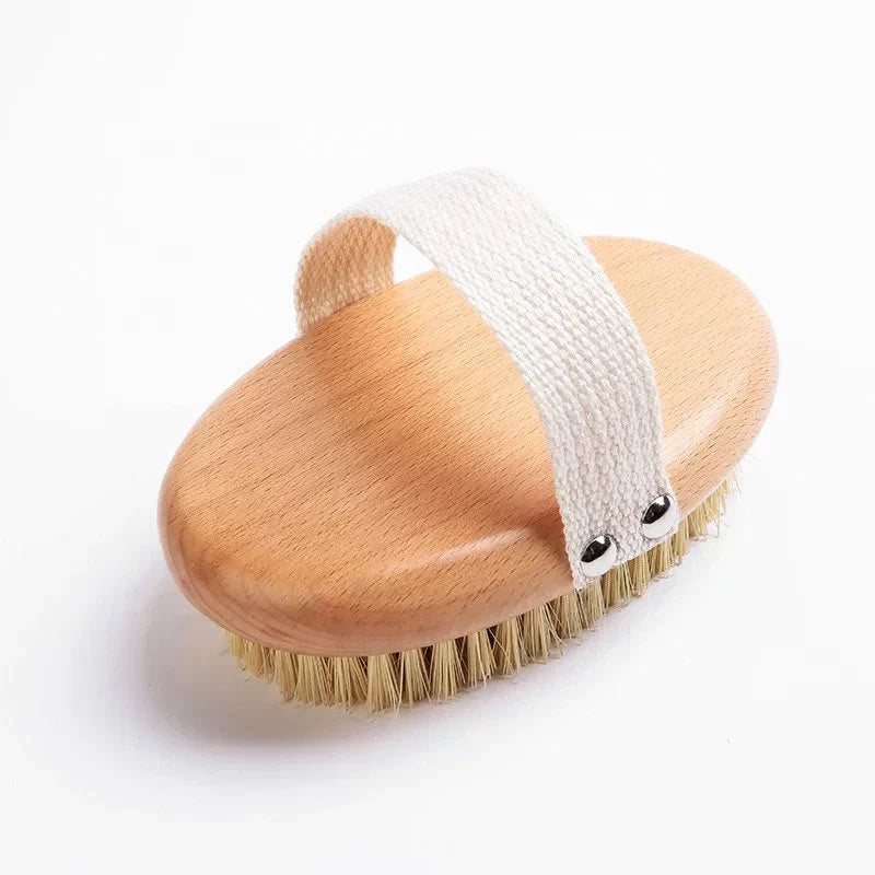 Plastic Free Natural Sisal Body Brush - Zero Waste Organic Exfoliating Dry Body Brush - Eco Friendly Sustainable Bathroom