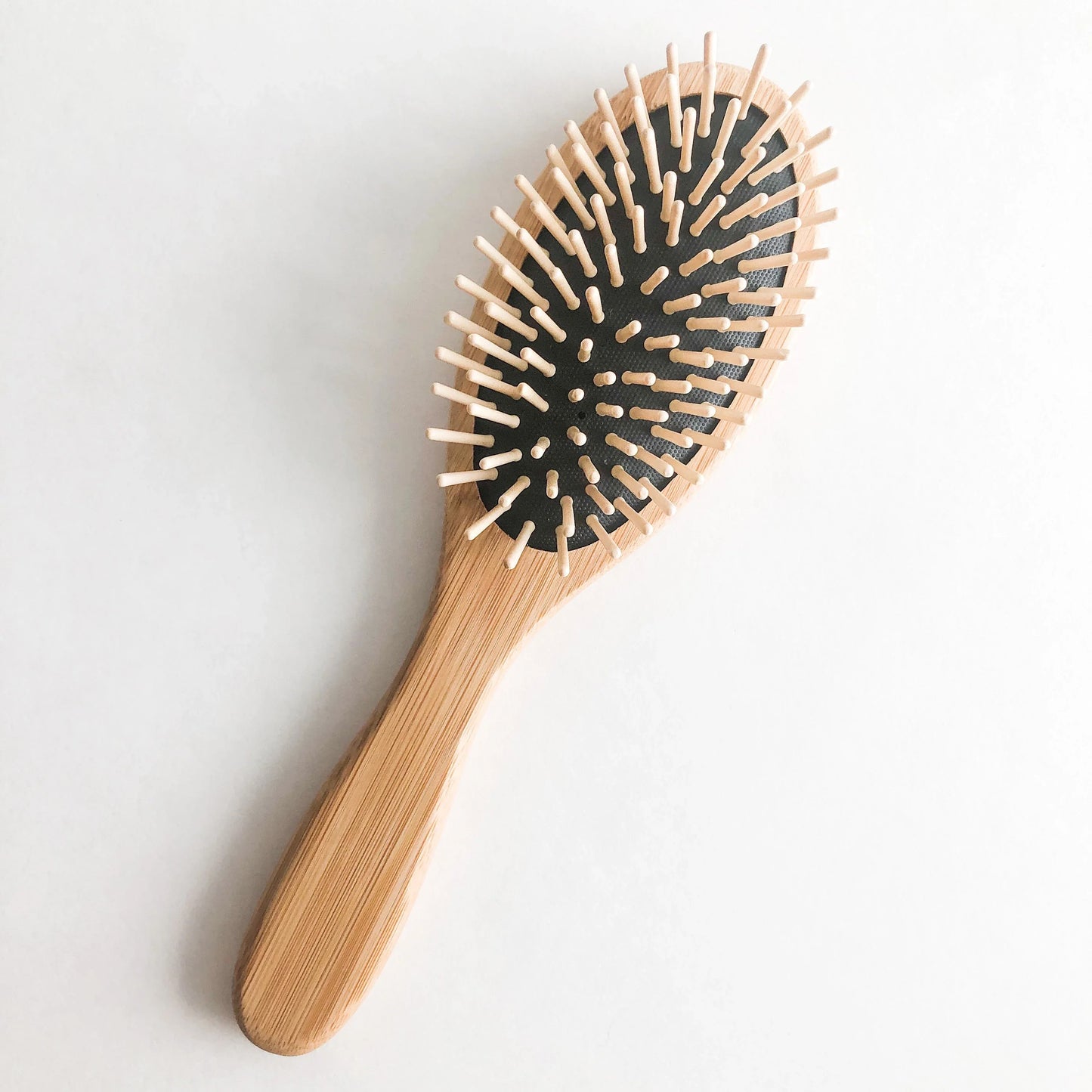 Natural Bamboo Hair Brush - Eco Friendly Plastic Free Detangling Hair Brush - Sustainable Zero Waste Living