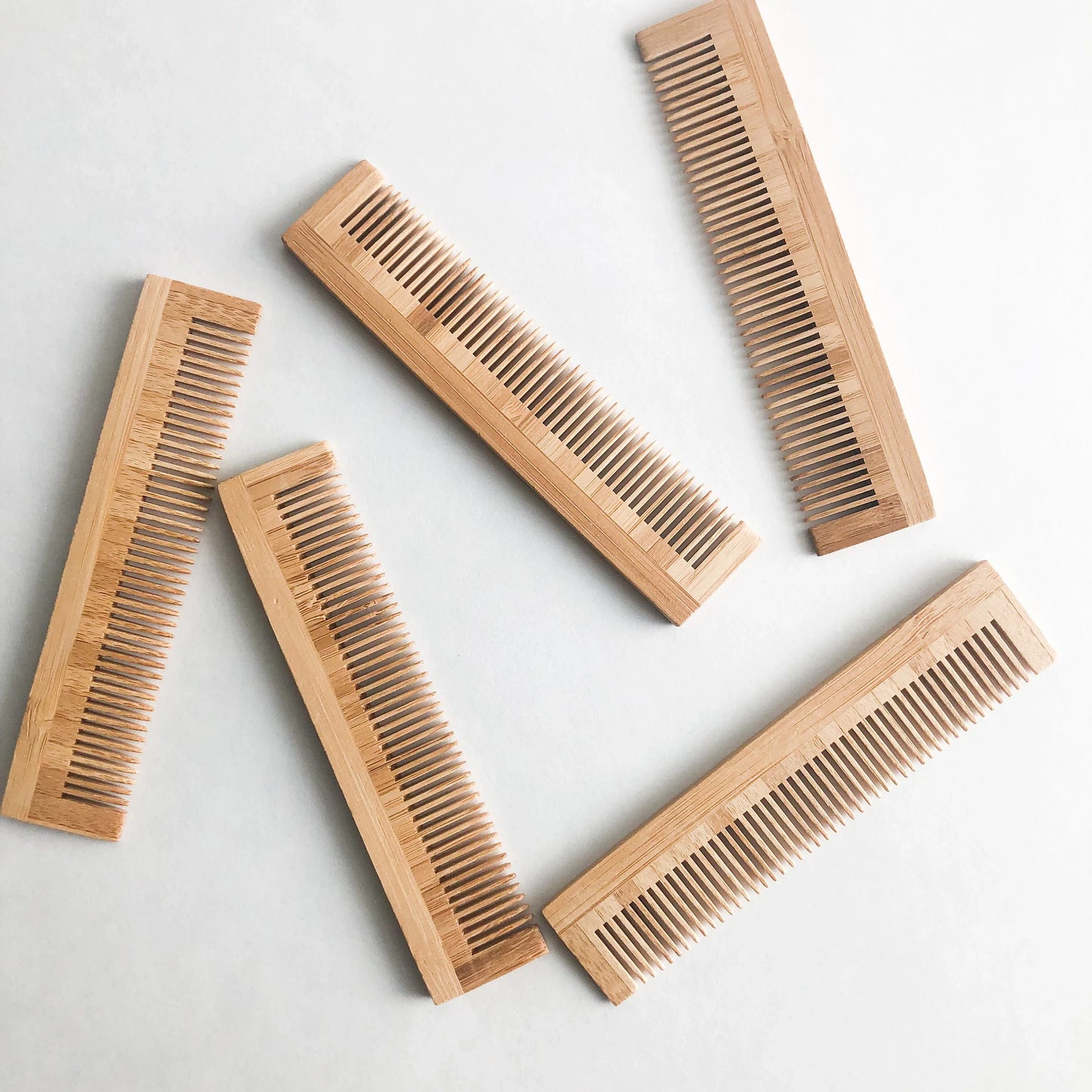 Plastic Free Natural Bamboo Comb - Zero Waste Static Free Comb
