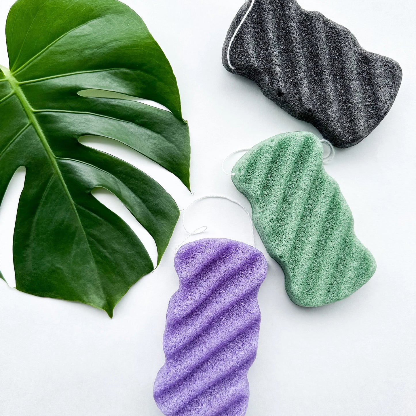 Natural Organic Konjac Body Sponge - Biodegradable Zero Waste Plastic Free Facial, Body & Bath Sponge - Sustainable Living and Bathroom