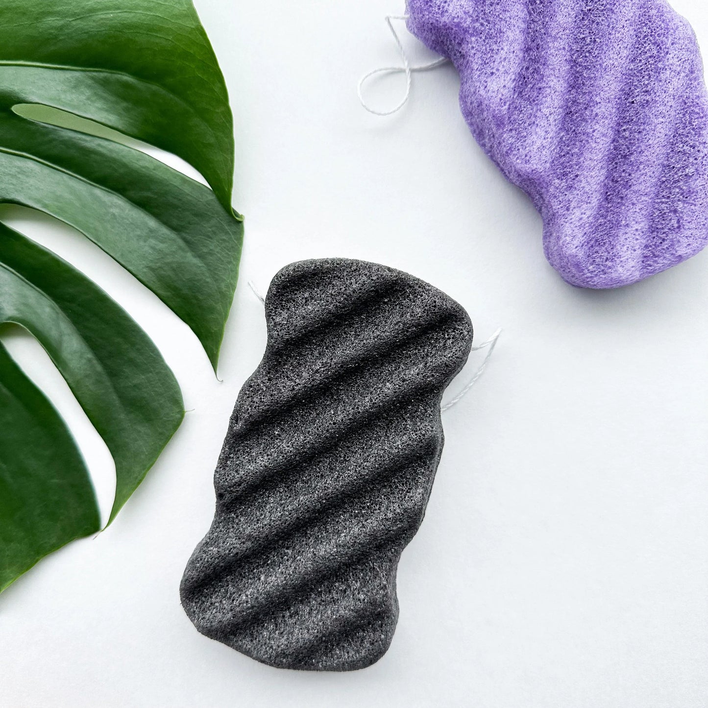 Natural Organic Konjac Body Sponge - Biodegradable Zero Waste Plastic Free Facial, Body & Bath Sponge - Sustainable Living and Bathroom